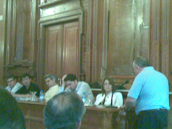 Presidente de Codema40, ayer en el Pleno