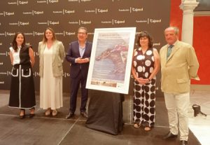 La alcaldesa asiste en Sevilla a la presentación del cartel anunciador de las Carreras de caballos Presentación del cartel de las carreras de caballos en Sevilla