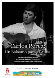 Concierto de Carlos Pérez en el Auditorio municipal "Manolo Sanlúcar" Carlos Pérez