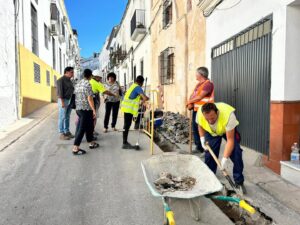 CONTINÚAN LAS OBRAS DE MEJORA DE LA ACCESIBILIDAD DE LAS CALLES DEL BARRIO ALTO Siguen las obras de mejora de la accesibilidad en el Barrio Alto a