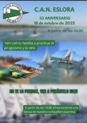 53º Aniversario del Club de Actividades Náuticas Eslora Aniversario C.A.N.E