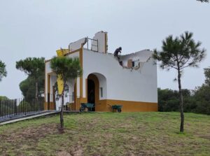 Comienzan las obras de rehabilitación de la ermita del pinar de La Algaida