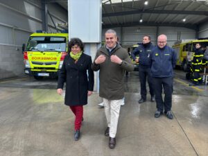 VISITA PARQUE BOMBEROS PRINCIPAL