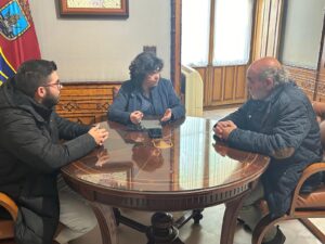 Reunión de la alcaldesa con el presidente del Consejo Local de Hermandades y Cofradías