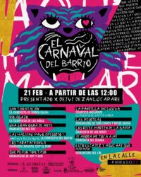 EL PRÓXIMO SÁBADO 21 DE FEBRERO SE CELEBRARÁ EL CARNAVAL DEL BARRIO Carnaval del Barrio