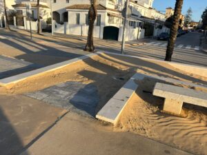 El PP pide al Ayuntamiento que valore los daños producidos por los temporales en Sanlúcar y movilice recursos para su arreglo Paseo marítimo